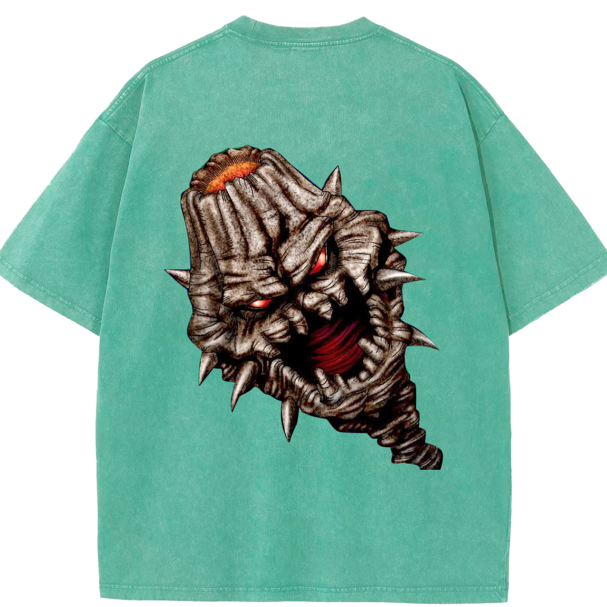 （画像用） 遊☆戯☆王 Yu-Gi-Oh! 綿100% ヴィンテージ風 半袖Tシャツ（背面プリント）